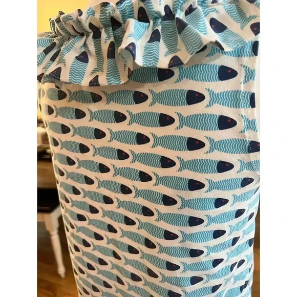 SAILOR SAILOR SLEEVELESS FISH DESIGN DRESS SIZE SMALL - Picture 6 of 7